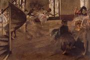 Edgar Degas Balletrepetitie china oil painting reproduction